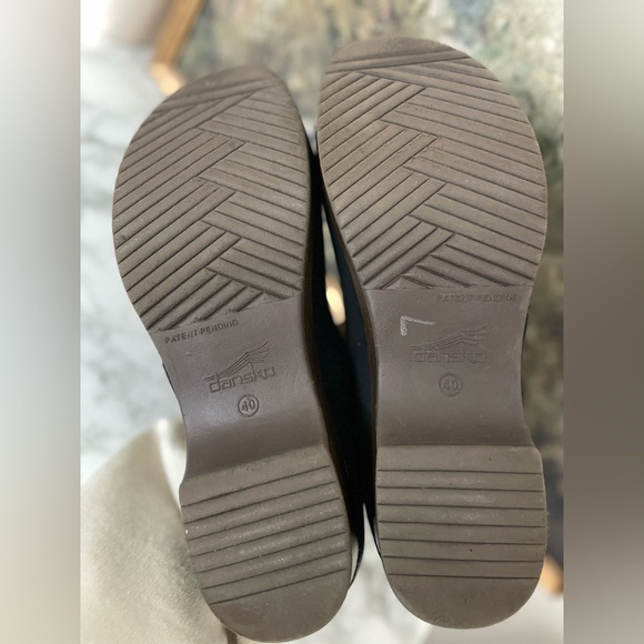 Dansko Beatrice Mary Jane Black Burnished Leather Size 40 - Picture 8 of 10